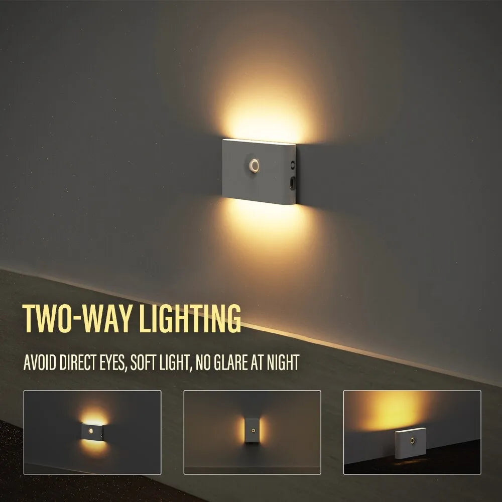 LumiSensor™ - Luz LED Inteligente con Sensor de Movimiento (Recargable)