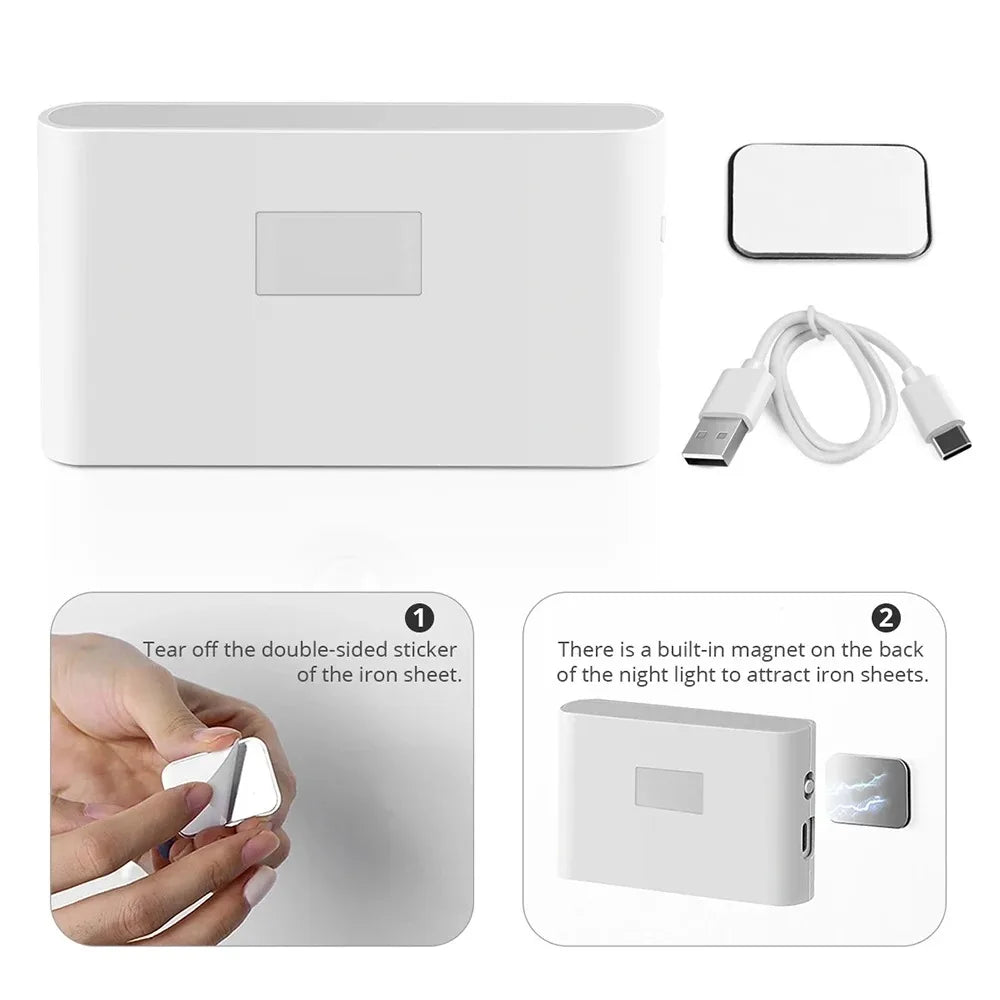 LumiSensor™ - Luz LED Inteligente con Sensor de Movimiento (Recargable)
